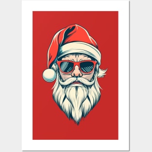 Santa Claus with glasses Posters and Art